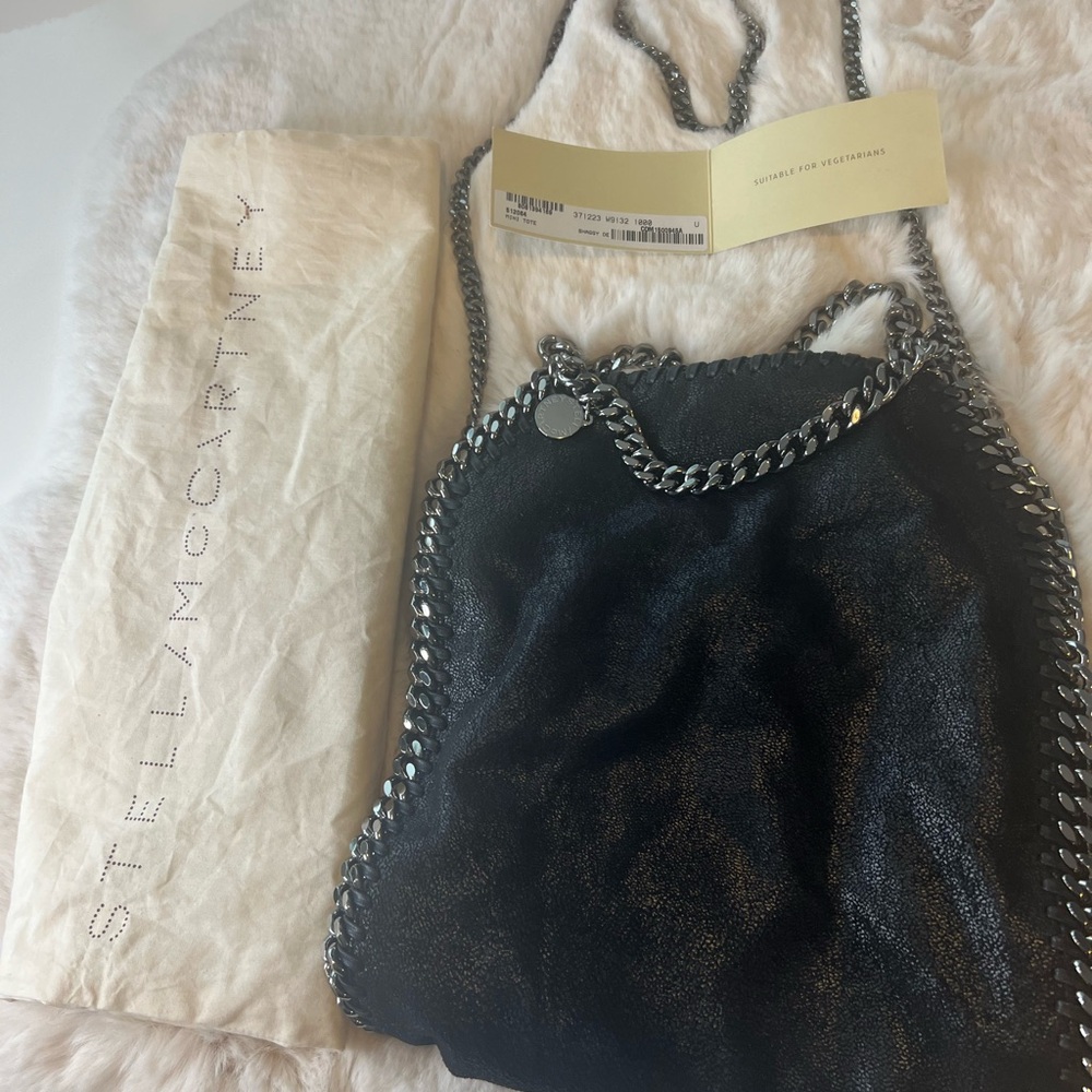 Black Chain-Trimmed Women's Bag

Height: 10"
Width: 10"
Depth: 4.25" - Picture 2 of 4
